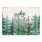 Winter Watercolor Pine Forest Poly Twill Placemat